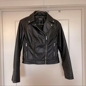 Express Moto Faux Leather Jacket